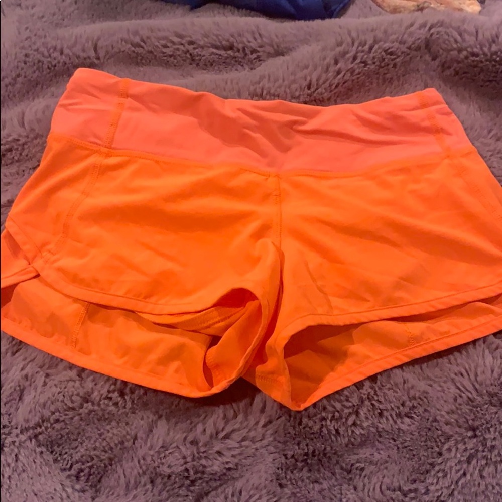 Lululemon speed shorts